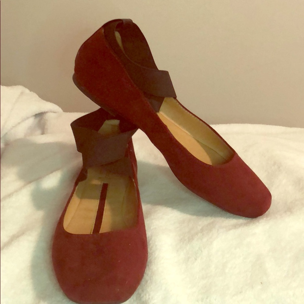 Maroon New Directions Ballet Flats